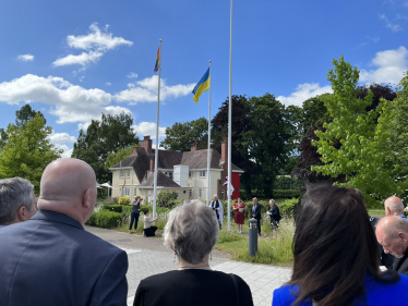 Armed Forces Day service at Monmouthshire County Council's HQ.